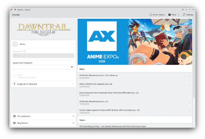 Main Screenshot